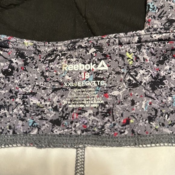 NWOT Juniors Reebok Leggings - Picture 3 of 7
